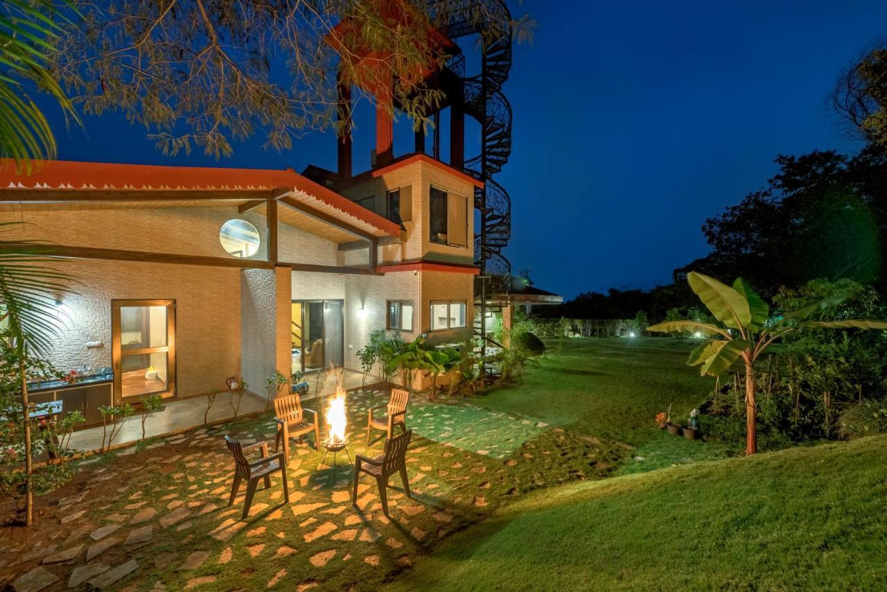 Saffronstays Althea - 4 Brd Veg Only Villa In Pawna With Jacuzzi In Every Room Lonavla Exterior foto
